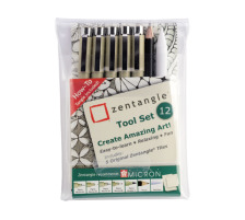 SAKURA Zentangle Tool Set 12 Stück, Z12PTGB