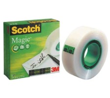 SCOTCH Magic Tape 810 12mmx33m invisible, inscriptible, 8101233K