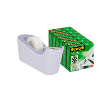 SCOTCH Dispenser 19mmx33m lavendel, incl. 6 Magic Tape, C18-6L