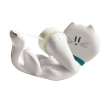 SCOTCH Magic Tape 810 19mmx8.9m Dispenser Katze weiss, C39