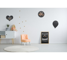 SECURIT Tableau Craie BALLOON noir 39.6x29x0.3cm, FB-BALLOO