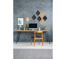 SECURIT Craie/Cork Board DIAMANT 7 pcs. 33.2x22.4x2cm, FB-CB-DIA