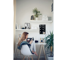 SECURIT Tableau Craie PLAN noir 44.9x30x0.3cm, FB-PLAN
