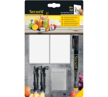 SECURIT Kreidetafel TAGs weiss 7.4x5.2X0.1cm, TAG-A8-BL