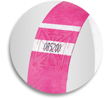 SIGEL Event band 255x25mm pink 120 pcs., EB210