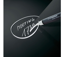 SIGEL Glass Aimantboard noir 1300x550x15mm, GL240