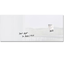 SIGEL Glass Aimantboard blanc 1300x550x15mm, GL241