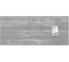 SIGEL Glass Aimantboard bton 1300x550x15 mm, GL248
