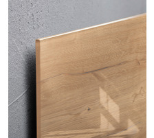 SIGEL Glass Aimantboard Natural-Wood 910x460x15mm, GL258