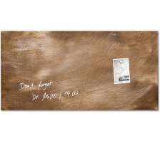 SIGEL Glass Aimantboard bronze 910x460x15mm, GL267