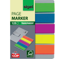 SIGEL Notes 12x50mm 5 couleurs ass. 125 flls., HN610