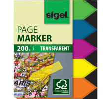 SIGEL Marker Arrow 12x45mm 5 couleurs ass. 200 flls., HN613