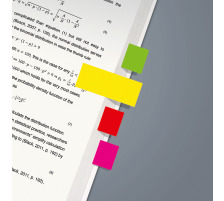 SIGEL Notes 20x50mm 5 couleurs ass. 200 flls., HN650