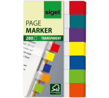 SIGEL Notes 12x50mm 7 couleurs ass. 280 flls., HN677