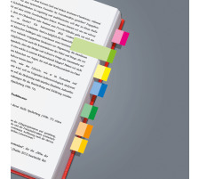 SIGEL Bloc notes 15x50mm multicolore 10x50 bandes, HN682