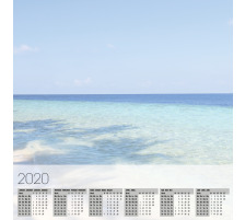 SIGEL Sous-Mains 595x410mm papier calendrier, 3 ans, HO470