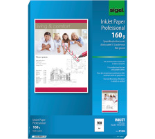 SIGEL InkJet Photo Paper A4 160g,matt, blanc 100 feuilles, IP286