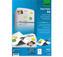 SIGEL Magnet-Papier A4 weiss 5 Stück, IP440