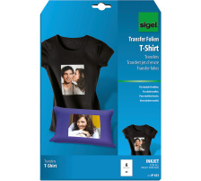 SIGEL Inkjet-Transfer T-Shirt A4 Textilien 6 feuilles, IP653