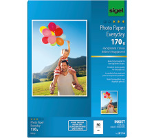 SIGEL InkJet Photo Paper Everyday A4 170g glossy 50 flls., IP714