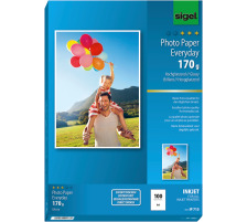 SIGEL InkJet Photo Paper Everyday A4 170g glossy 100 flls., IP715
