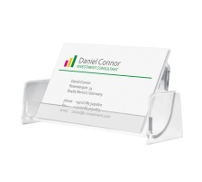 SIGEL Prsentoir p. cartes de visite transp.,pour 50 cartes 97x85mm, VA120