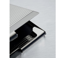 SIGEL Etui cartes visite 62x95mm chrome -20 cartes, VZ130