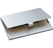 SIGEL Etui cartes visite 63x92mm Alu -15 cartes, VZ135