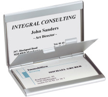 SIGEL ui cartes de visite 63x92x10mm u 2x15 cartes, VZ136