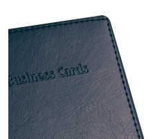 SIGEL Pochette p. cartes de visite noir, pour 120 cartes 90x58mm, VZ171