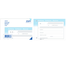 SIMPLEX Quittance D/F/I A6 bleu/blanc 50x3 feuilles, 15337