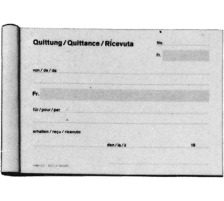 SIMPLEX Quittance D/F/I A6 D/F/I 50 feuilles, 16345