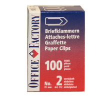 SMART OFFICE Trombones No.2 nickeles, 23mm 100 pcs., 112