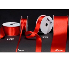 SPYK Bande au satin Cubino 3mmx8m bordeaux, 2082.072