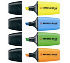 STABILO Boss Mini Box Surligneur 4 couleurs ass., 07/04-01