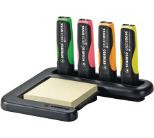 STABILO Textmarker GREEN BOSS 2-5mm 4-couleurs, 6070/04