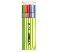 STABILO Fasermaler Pen 68 15er Etui, 6815-01