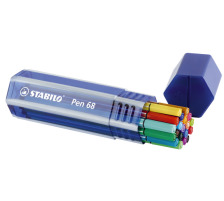 STABILO Stylo Fibre Pen 68 1mm 20 couleurs Big Pen, 6820-1