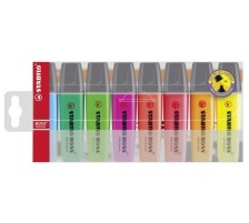 STABILO Boss Surligneur Original 8 couleurs ass., 70/8