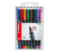 STABILO OHP Pen permanent F 8 pcs., tui, 842/8