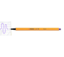 STABILO Stylos fibre point 88 0.4mm 6 couleurs ass., 88/6