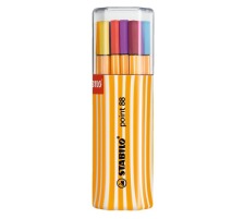 STABILO Faserschreiber Point 88 20 Farben, Box, 8820-01