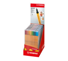 STABILO Stylo fibre Point 88 20 couleurs, box, 8820-03