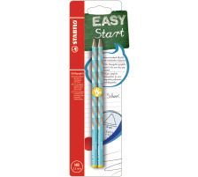 STABILO Crayon EASYgraph S HB bleu, L 2 pcs., B-53107-5