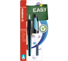 STABILO Stylo plume EASYbuddy bleu/noir, B-53920-5