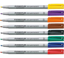 STAEDTLER Lumocolor permanent B 8 couleurs ass., 312 WP8