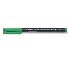 STAEDTLER Lumocolor permanent S rouge, bleu, vert, noir, 313-WP4