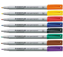 STAEDTLER Lumocolor non-perm. M 8 couleurs ass., 315 WP8