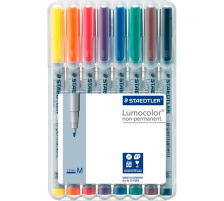 STAEDTLER Lumocolor non-perm. M 8 couleurs ass., 315 WP8