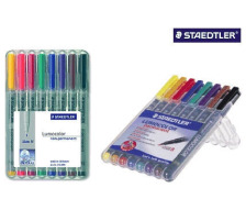 STAEDTLER Lumocolor non-perm. M 8 couleurs ass., 315 WP8